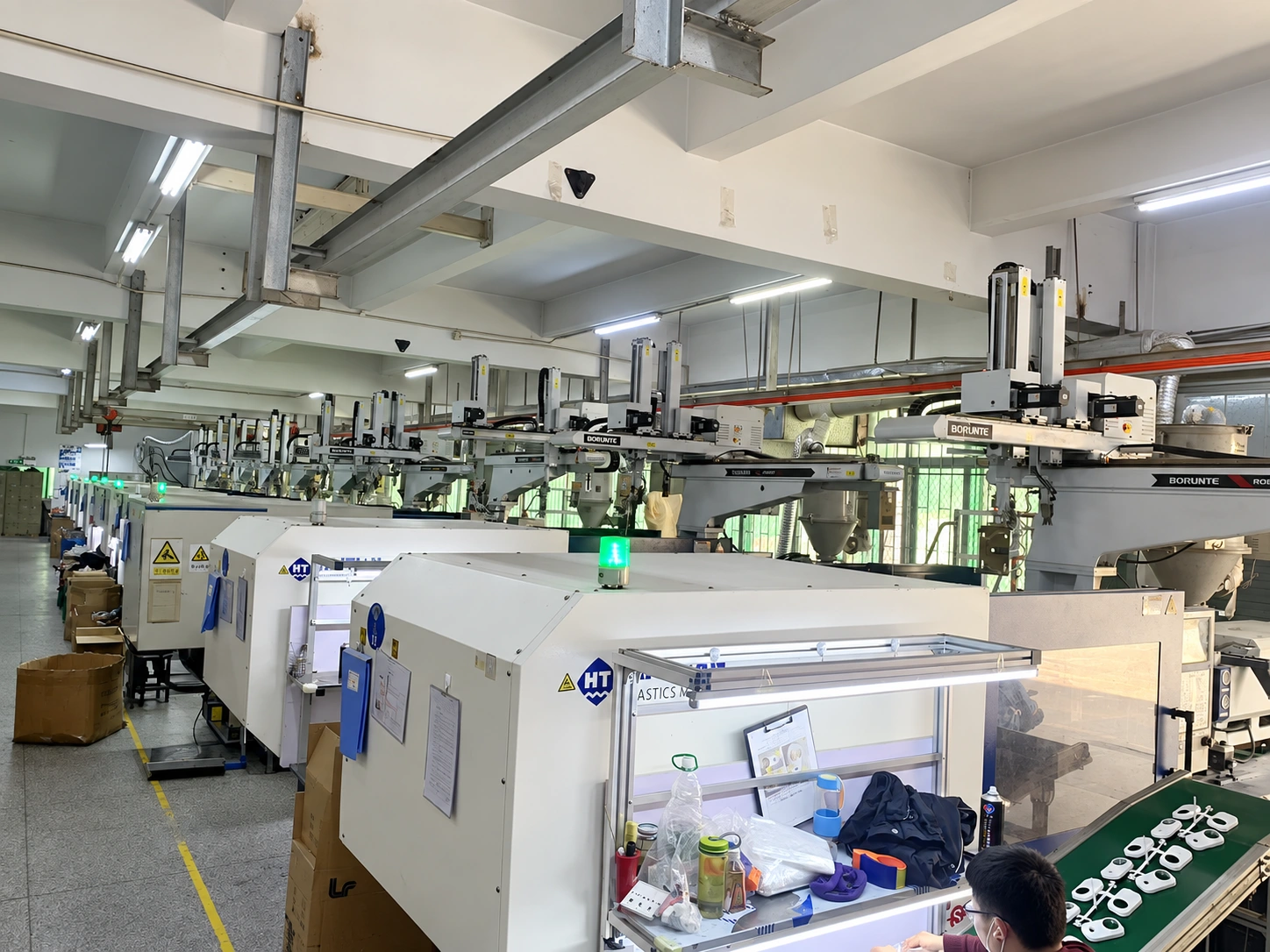 Clarity-enhanced photo of moulding equipment from ECO-NEWLEAF factory materials